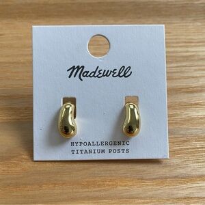 [NWT] Madewell Curved Statement Earring